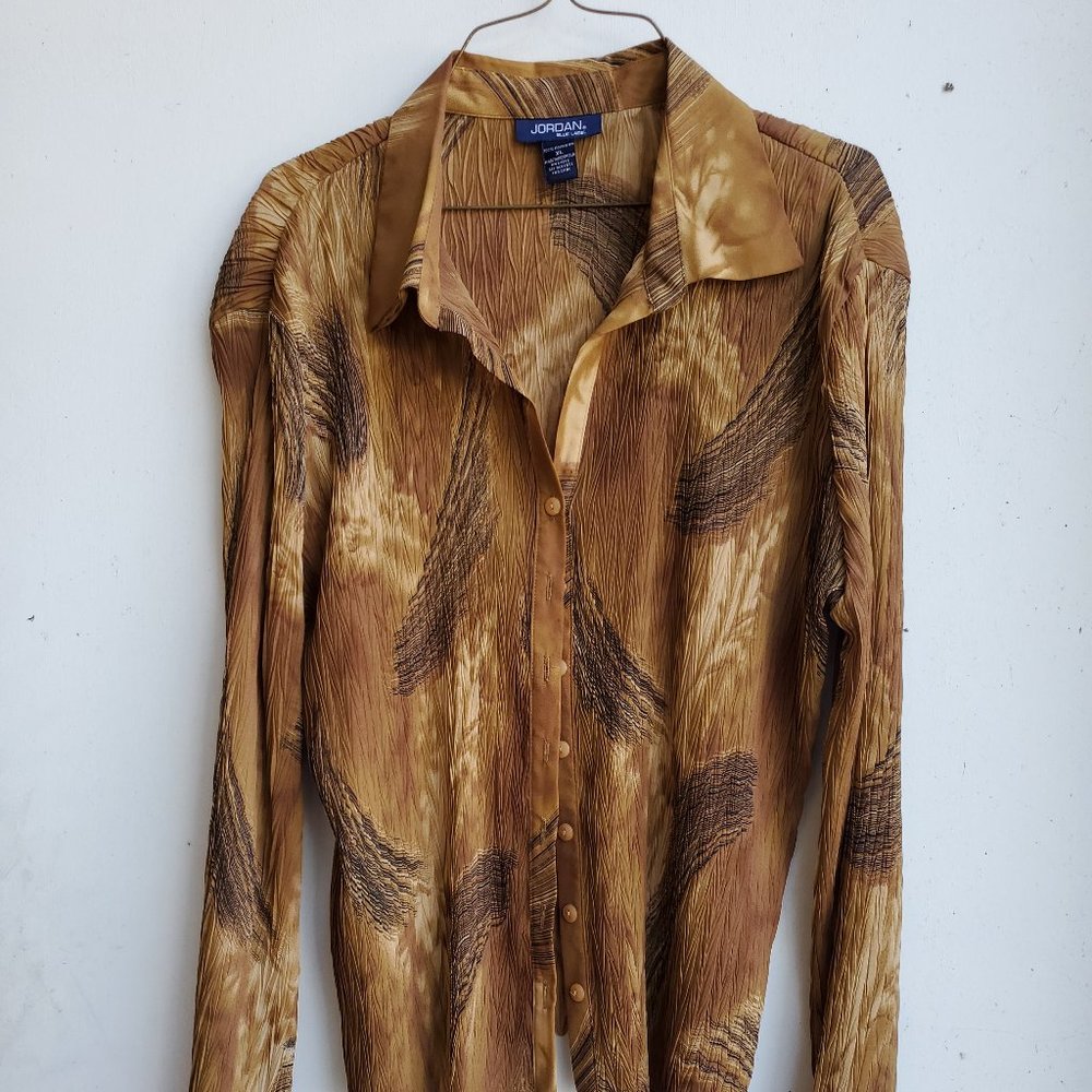 Jordan  button down collared shirt Size XL